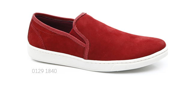 slip on vermelho