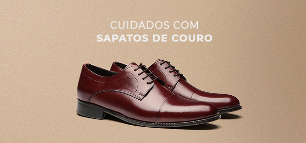 sapatos em couro